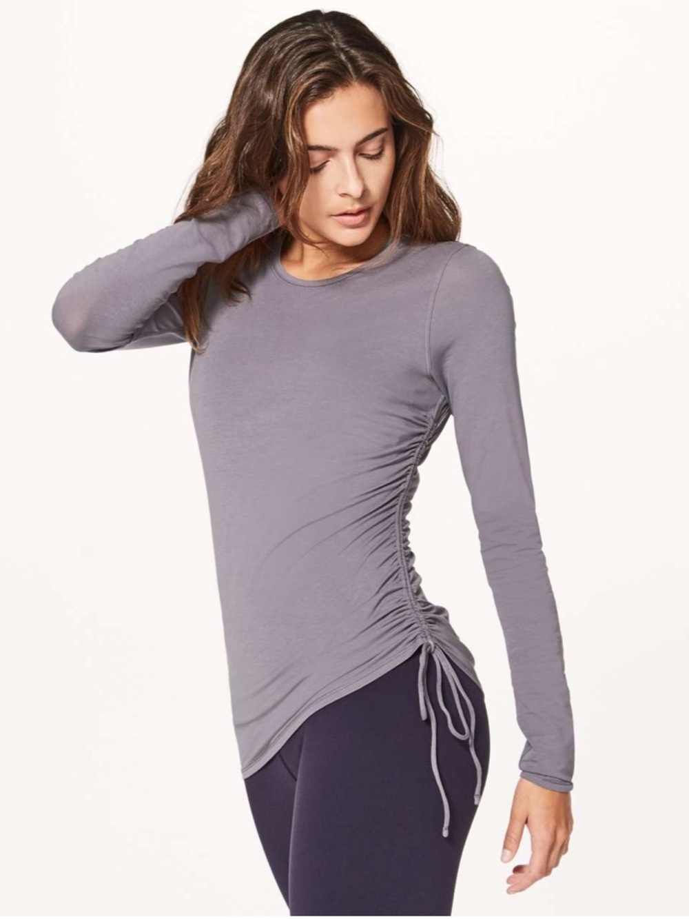 lululemon athletica Cinch-It Long Sleeve Top - Dusky Lavender